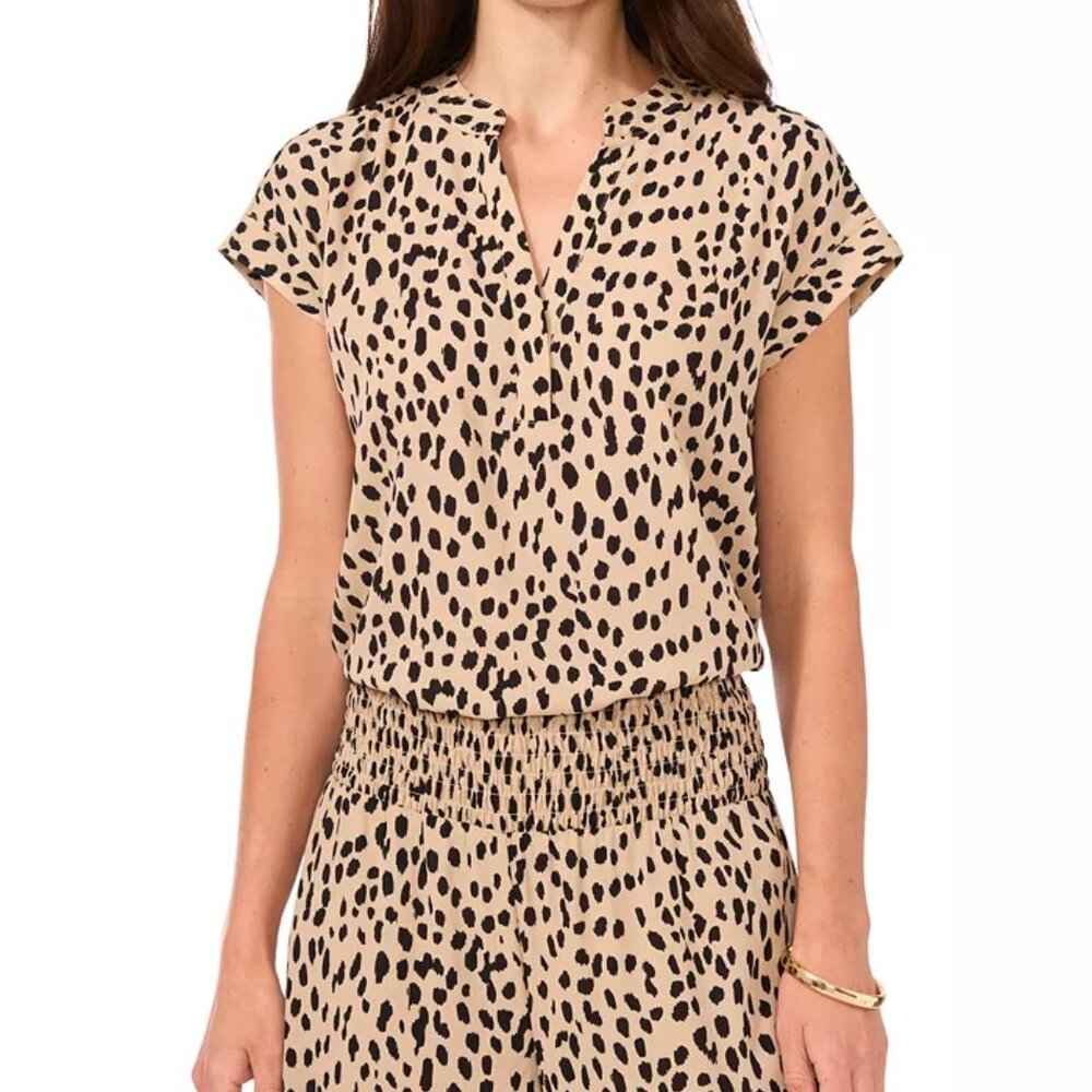 Women's Leopard Print Top